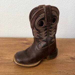 DURANGO Lil' Kid's Brown Western Boot Sz 8